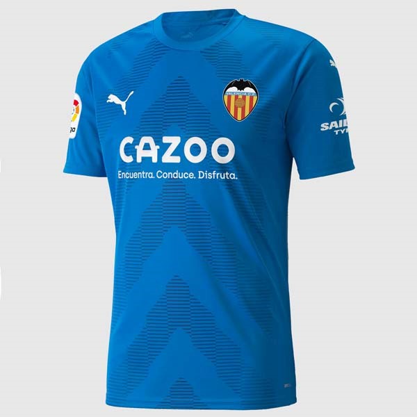 Thailand Trikot Valencia Ausweich Torwart 2022-23 Blau